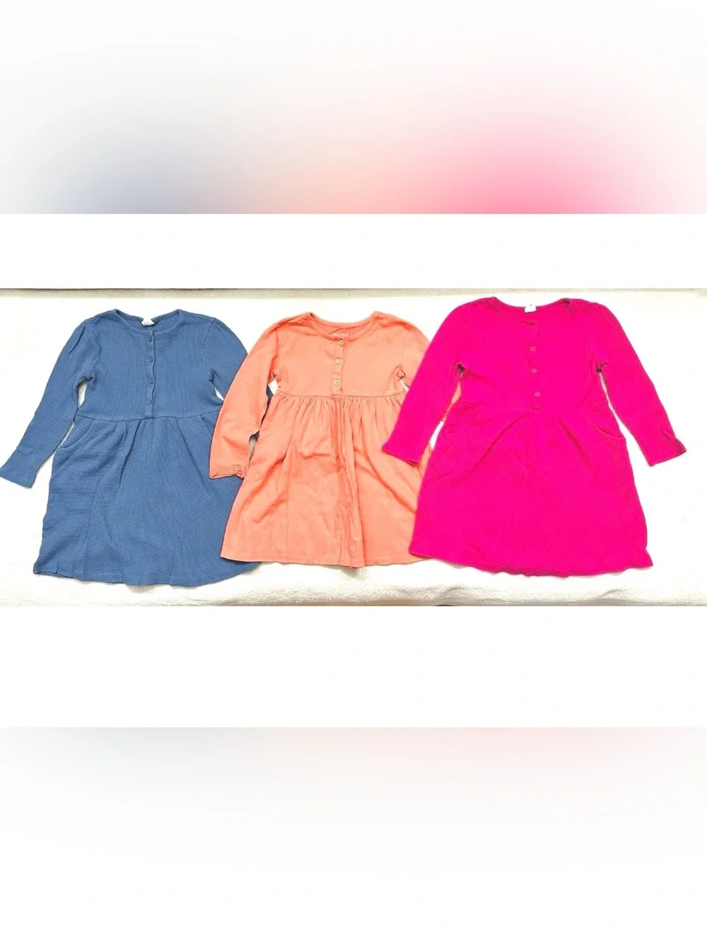 Cute Lot Girls Dresses Size 4/5T Years Cotton -Gap, Cat&Jack Excellent Condition